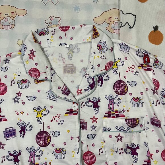 Roller Rabbit Circus Short-Sleeve Pajama Set - Picture 2 of 7